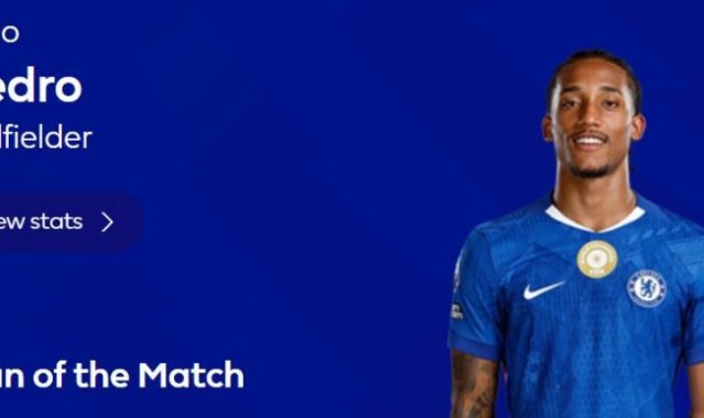开云体育下载-首开记录！英超官方：若昂-佩德罗当选切尔西2-0富勒姆全场最佳