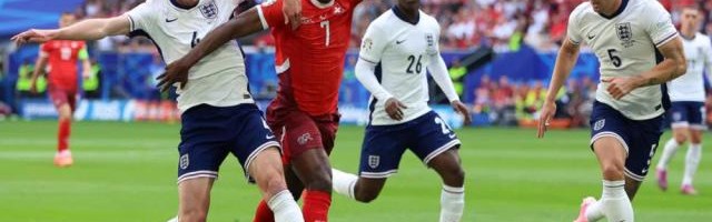 kaiyun-【欧洲杯】英格兰1比1点球淘汰瑞士，阿坎吉失点