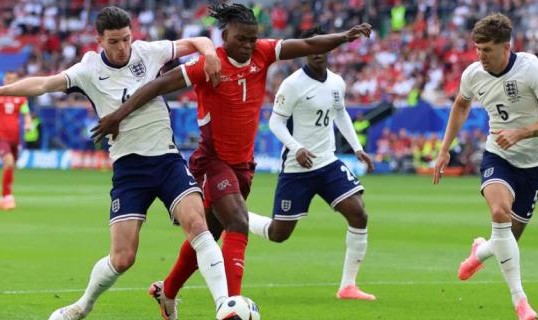 kaiyun-【欧洲杯】英格兰1比1点球淘汰瑞士，阿坎吉失点